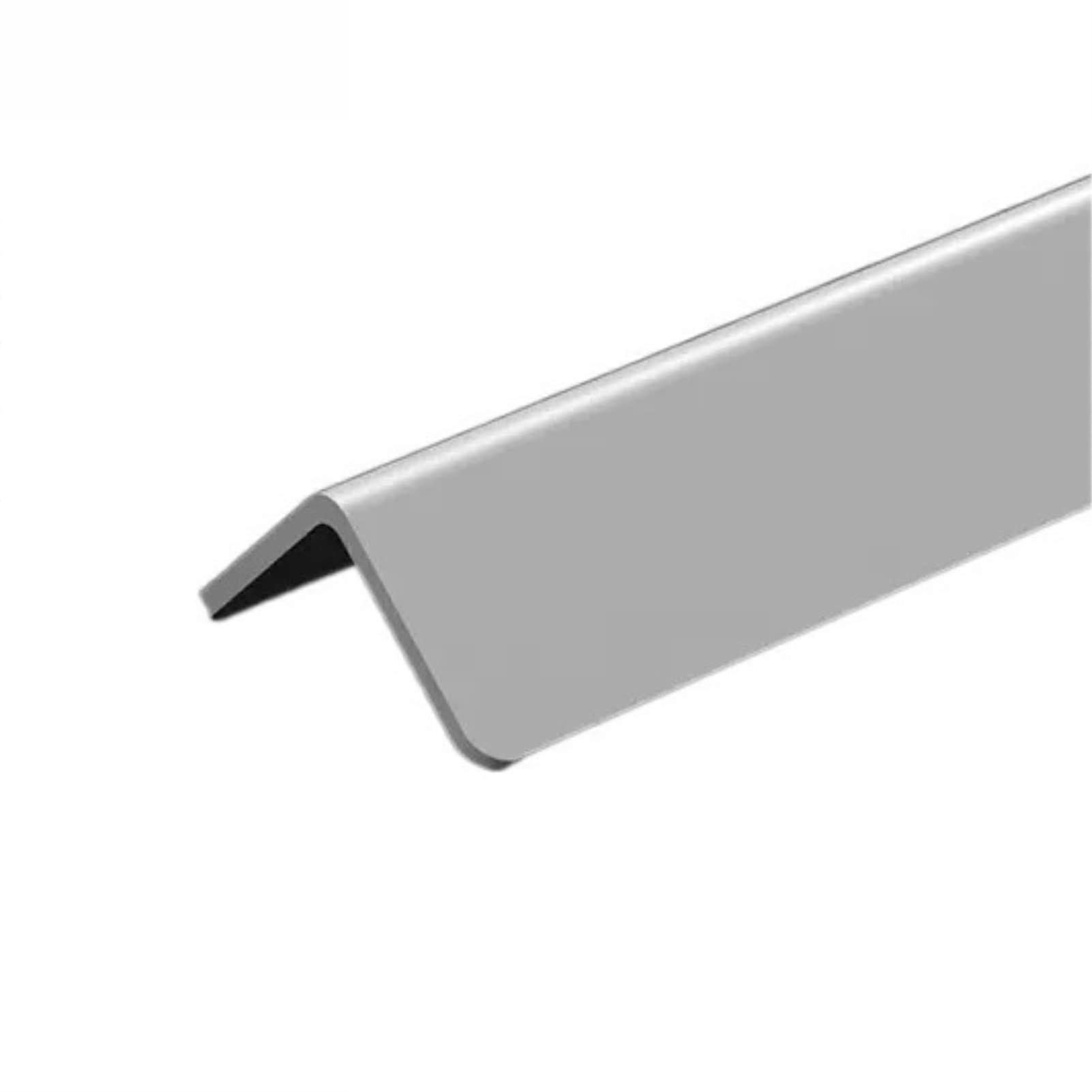 PVC corner guard/selfadhesive protective angle for walls, tiles, cabinets Gray Wide 2.5cm