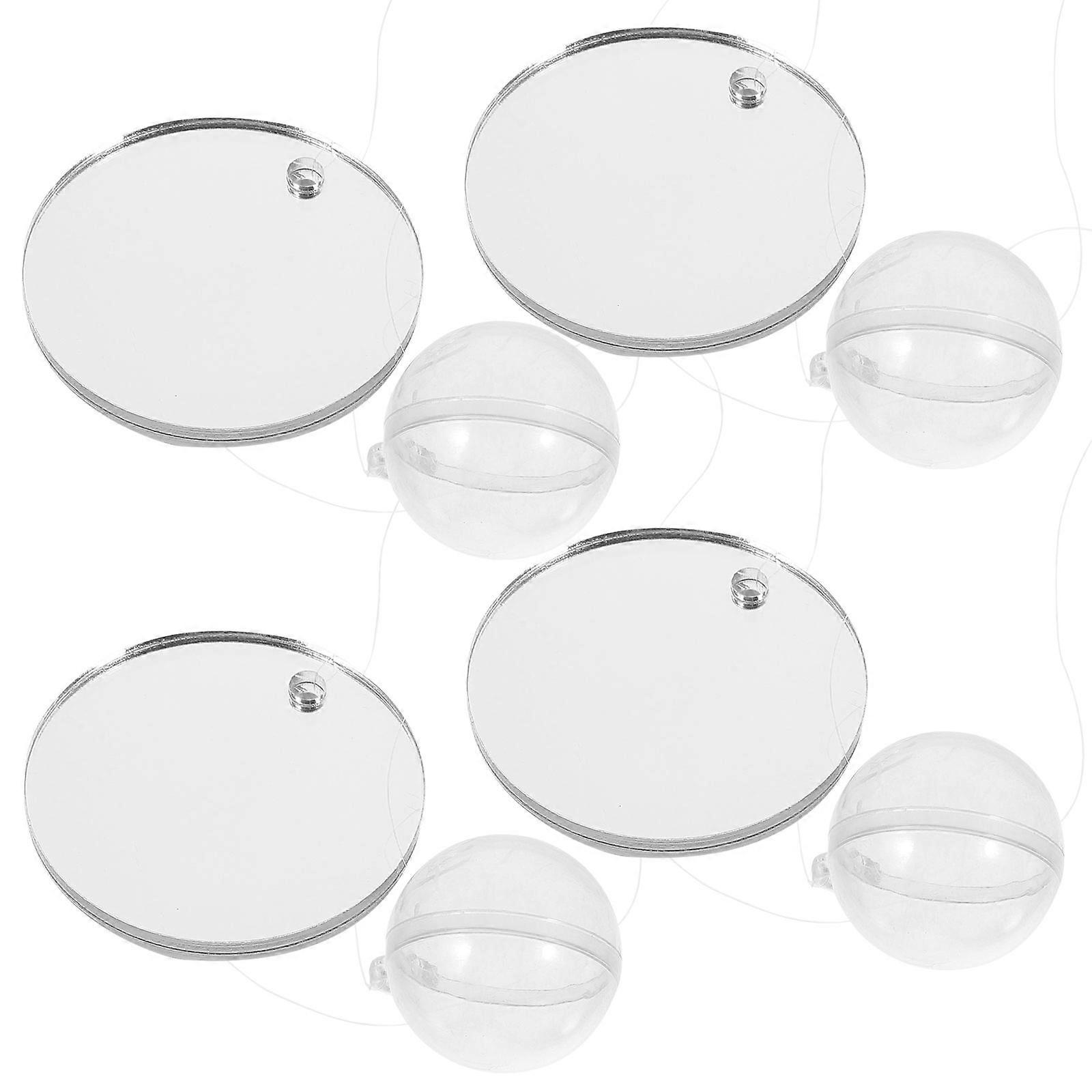 4pcs Betta Fish Training Mirrors   Double Sided Aquarium Accessory for Fish Tank Decoration and Floating Exercise, Safe Material