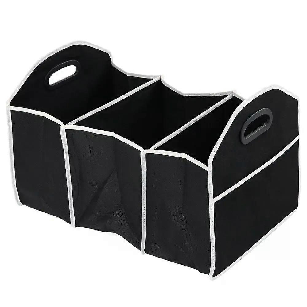 Car Multi-Pocket Trunk Organizer Large Capacity Folding Storage Bag Trunk Stowing and Tidying Trunk Organizer Car Stuff