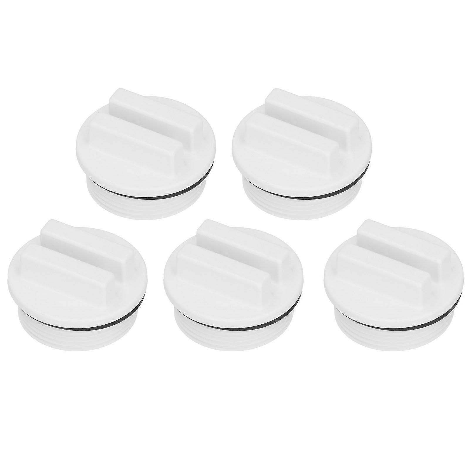 5PCS 1.5in Threaded Pool Spa Return Line Winterizing Plug Filter Drain Plug with ORingYMJJ
