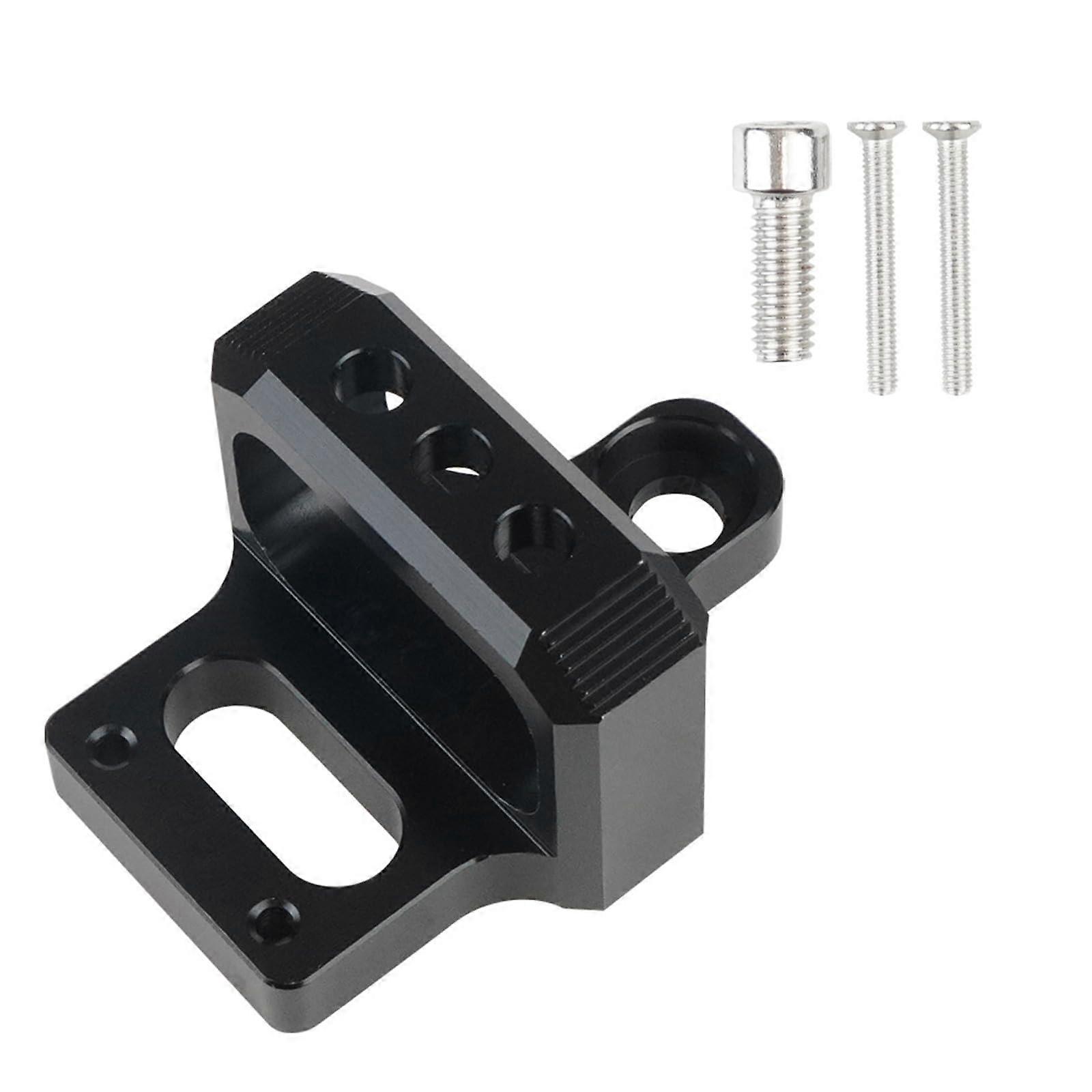 Solenoid valves of aluminum turbo loading systems support the holder stand for boost controller, easy installation Black.