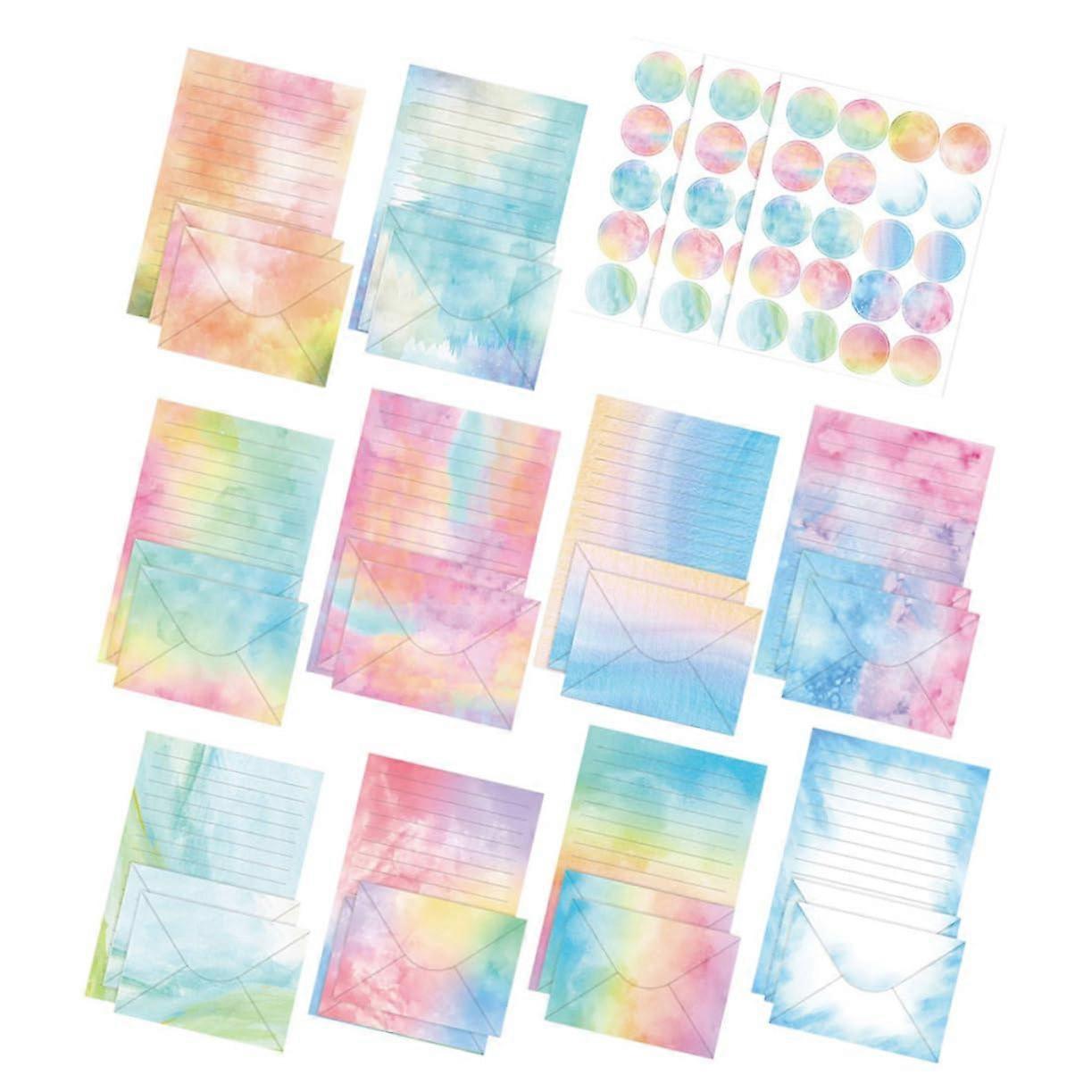 Elegant Watercolor Stationery Set with 160 Sheets and Envelopes for Thank You Cards and Letter Writing