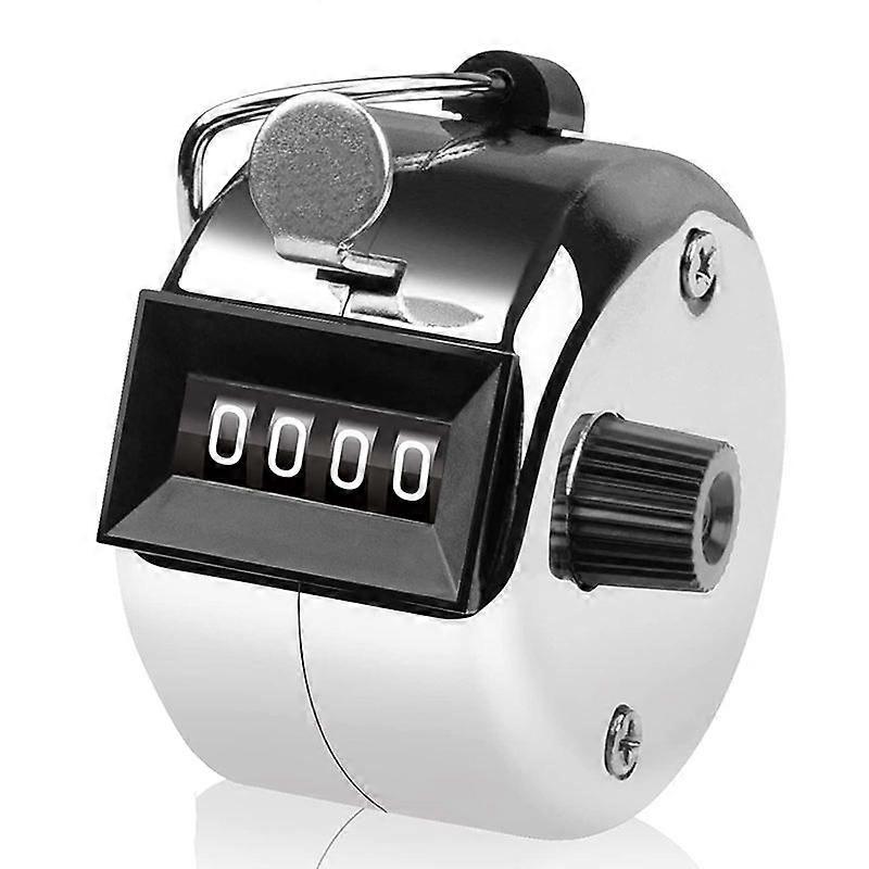 Calculator, 4-digit click calculator, Metal hand calculator click calculator for counting, golf scores