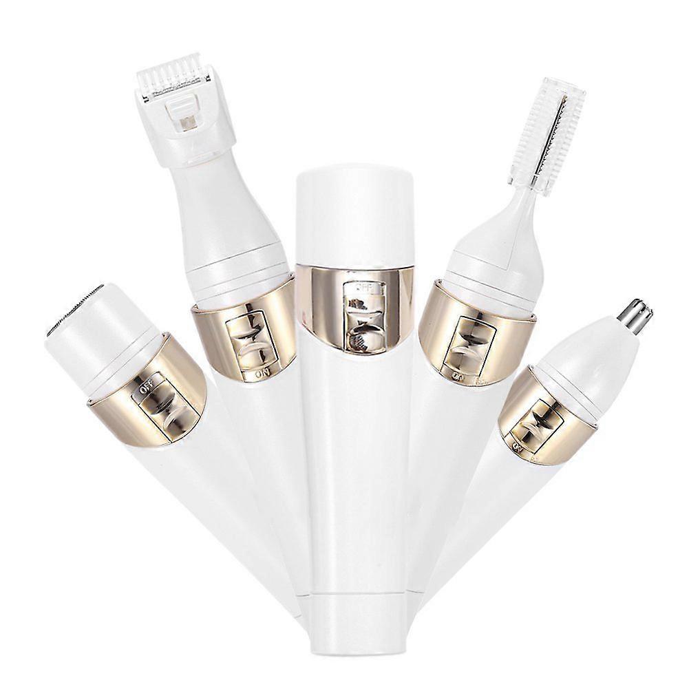4 in 1 Women Lady Multi function Electric Painless Eyebrow Nose Hair Remova Shaver Remover