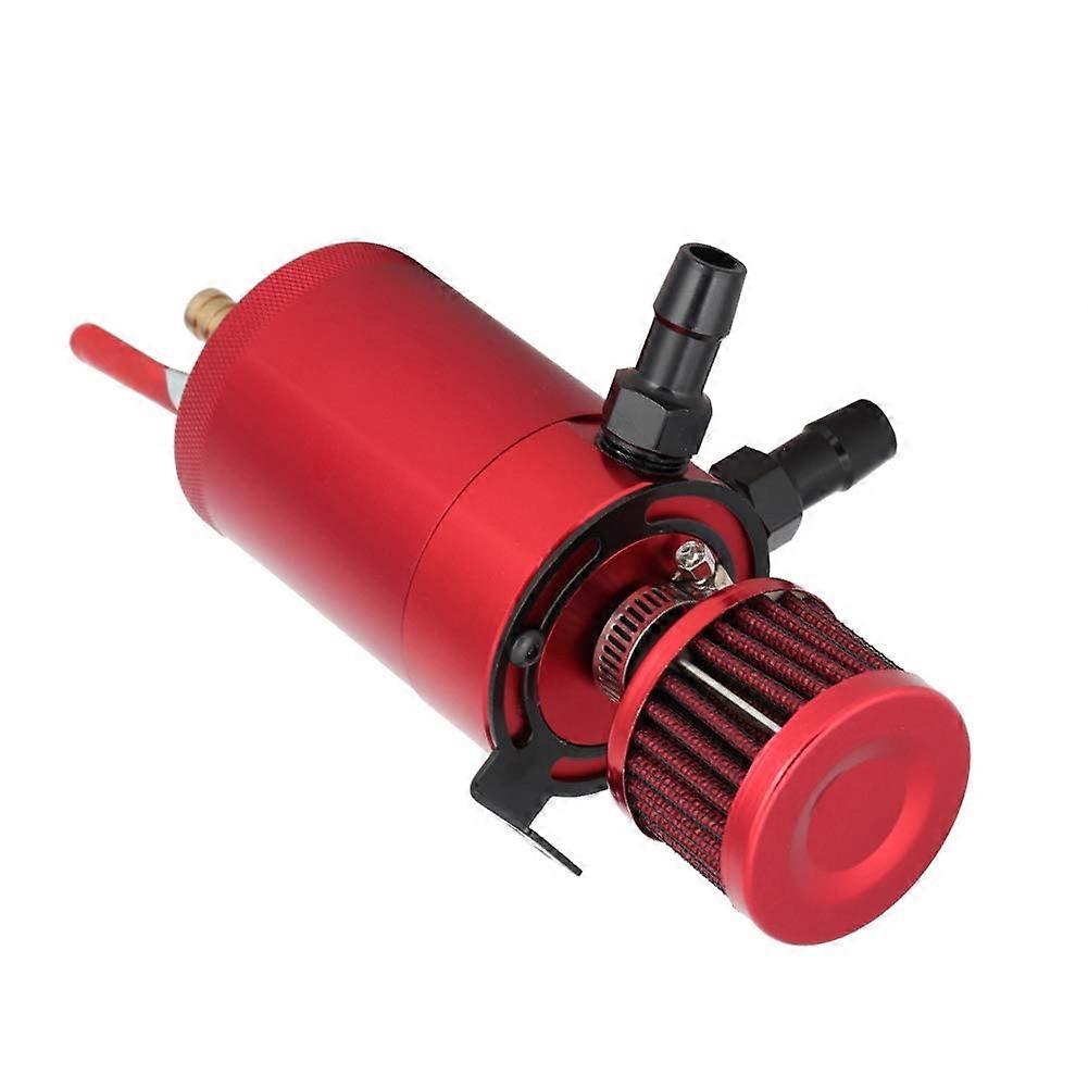 Aluminium Alloy Oil Tank Performance Upgrade Cleaner Inlet Universal Fit for Most Cars with Rustproof Internal Filter