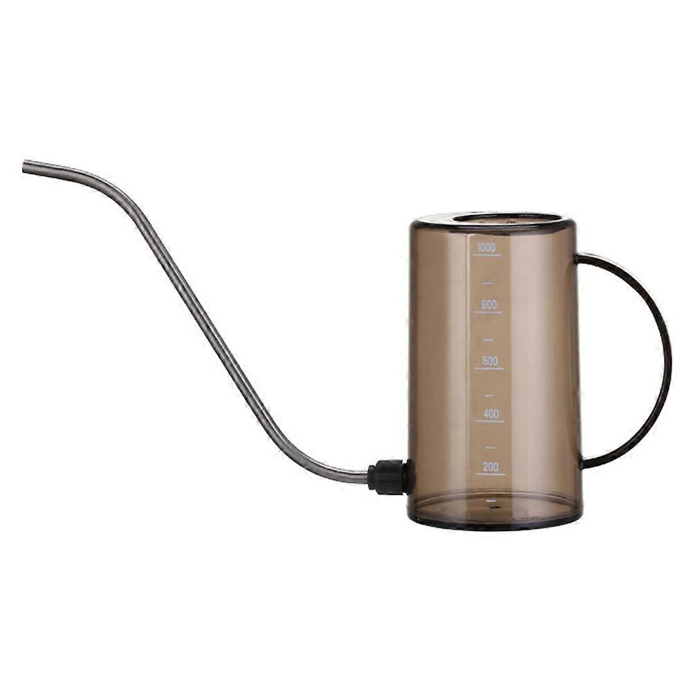 Transparent Watering Can with Long Spout for Efficient Indoor and Outdoor Plant Care, Ideal for Houseplants and Garden Use