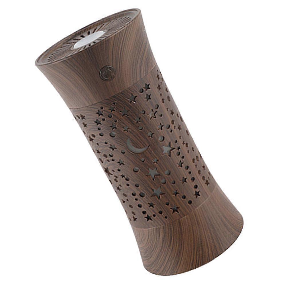 Wood Grain USB Humidifier Lamp Portable Decorative Air Humidifier for Home Office Car Easy Operation Lightweight Space Saving Design