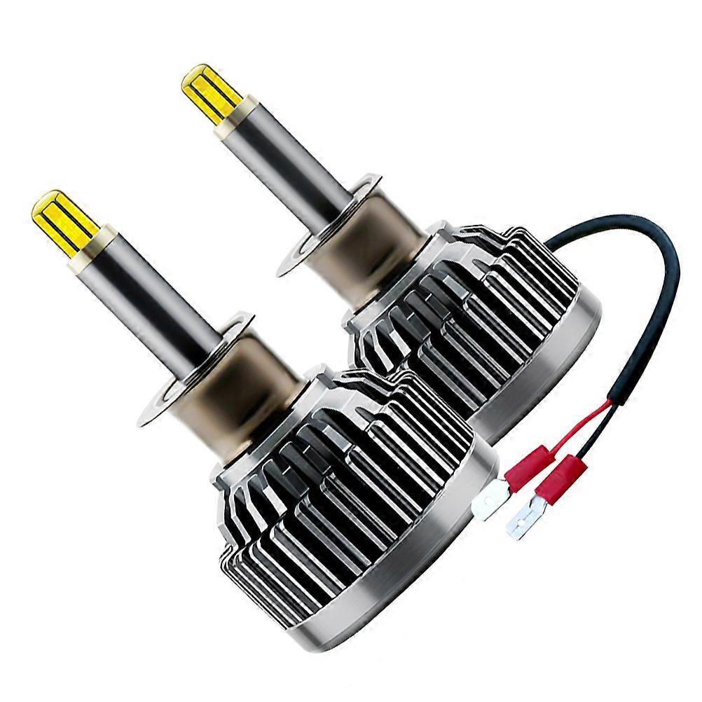Automotive Bulb H1 Bulb Extremely Bright 6000K Built-In Cooling Fan Use 1Pair