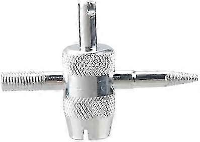 Versatile 4-in-1 Tool: This valve core remover tool serves as a multi-functional solution for tire maintenance, featuring four essential functions in 