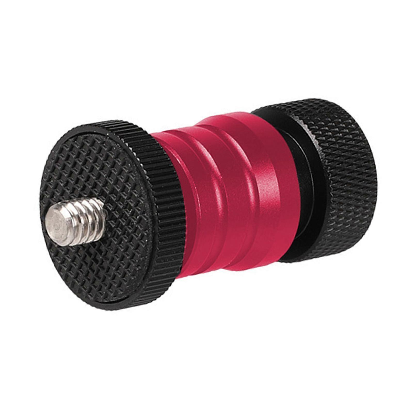 Detachable Tripod Ballhead 1/4" Screw Attachment Removable Mount for Camera Stability for Enhanced Camera Support  Red