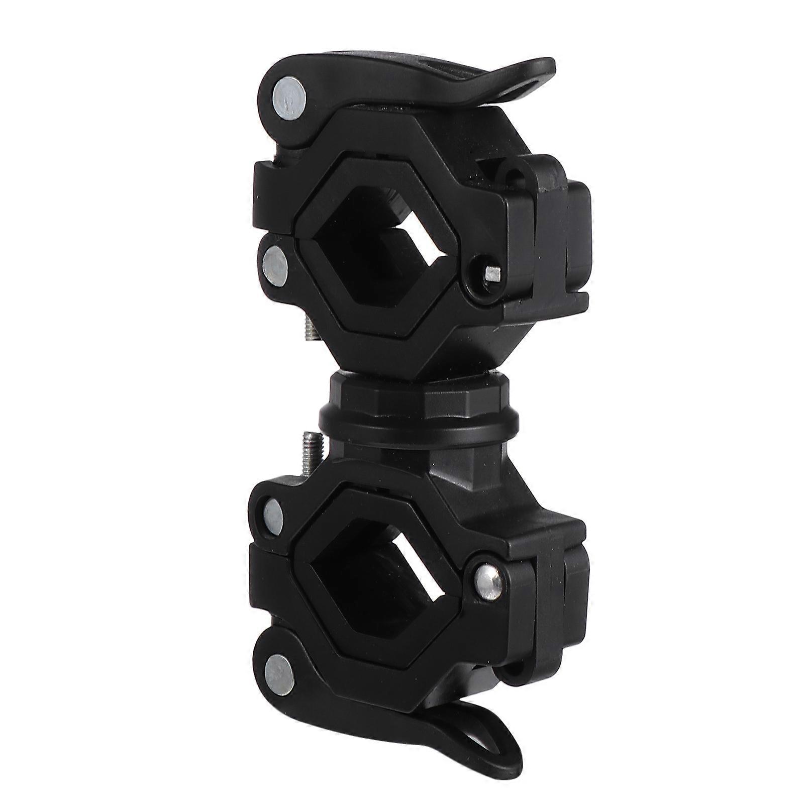 Rotatable Bike Flashlight Holder Mount with Clamp for Front Lamps – Universal Fit Handlebar Diameters, Easy Installation, Stylish Design for Cyclists