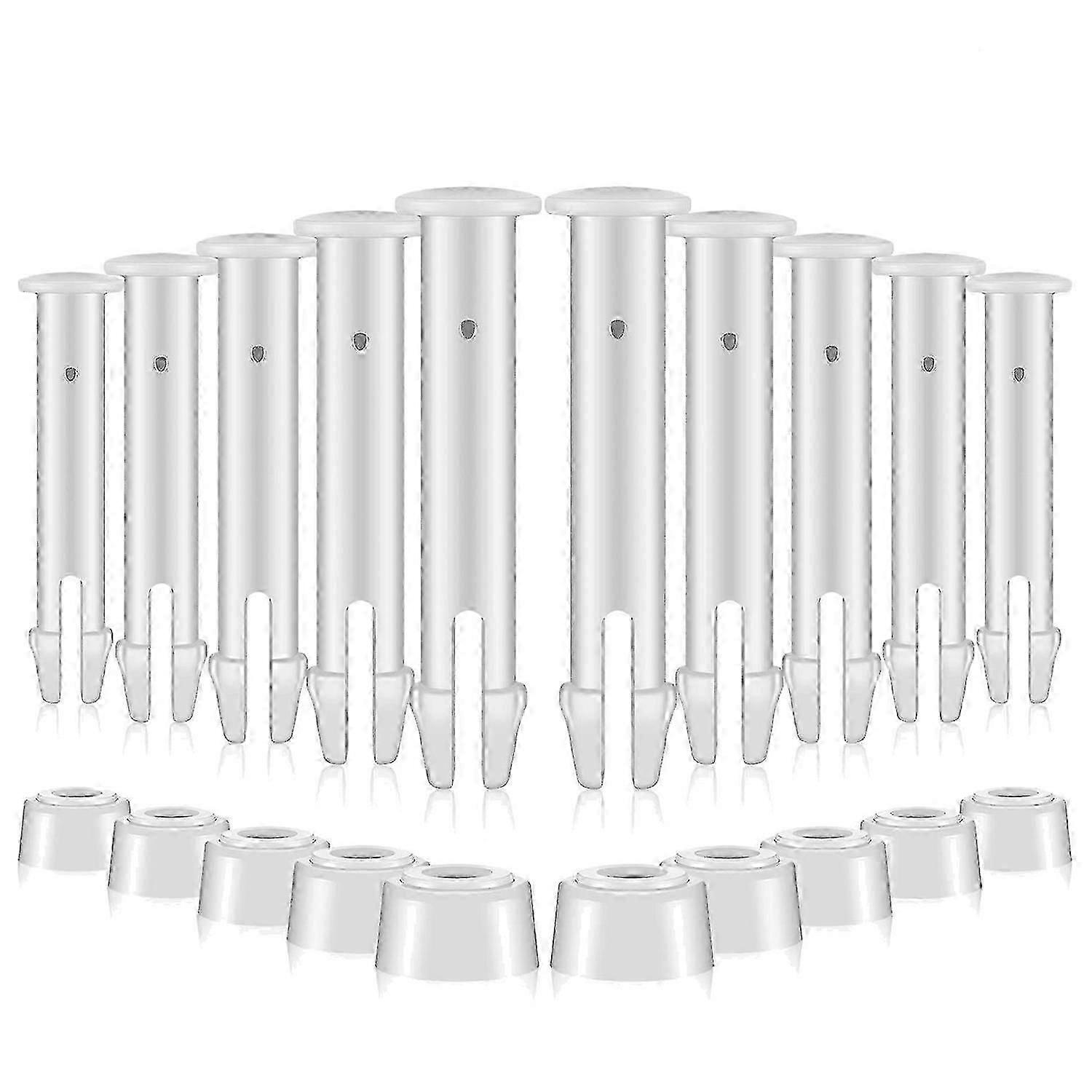 30Pcs Plastic Pool Joint Pins & Seals for 13-24inch Above Ground Metal Frame Pools Replacement Part