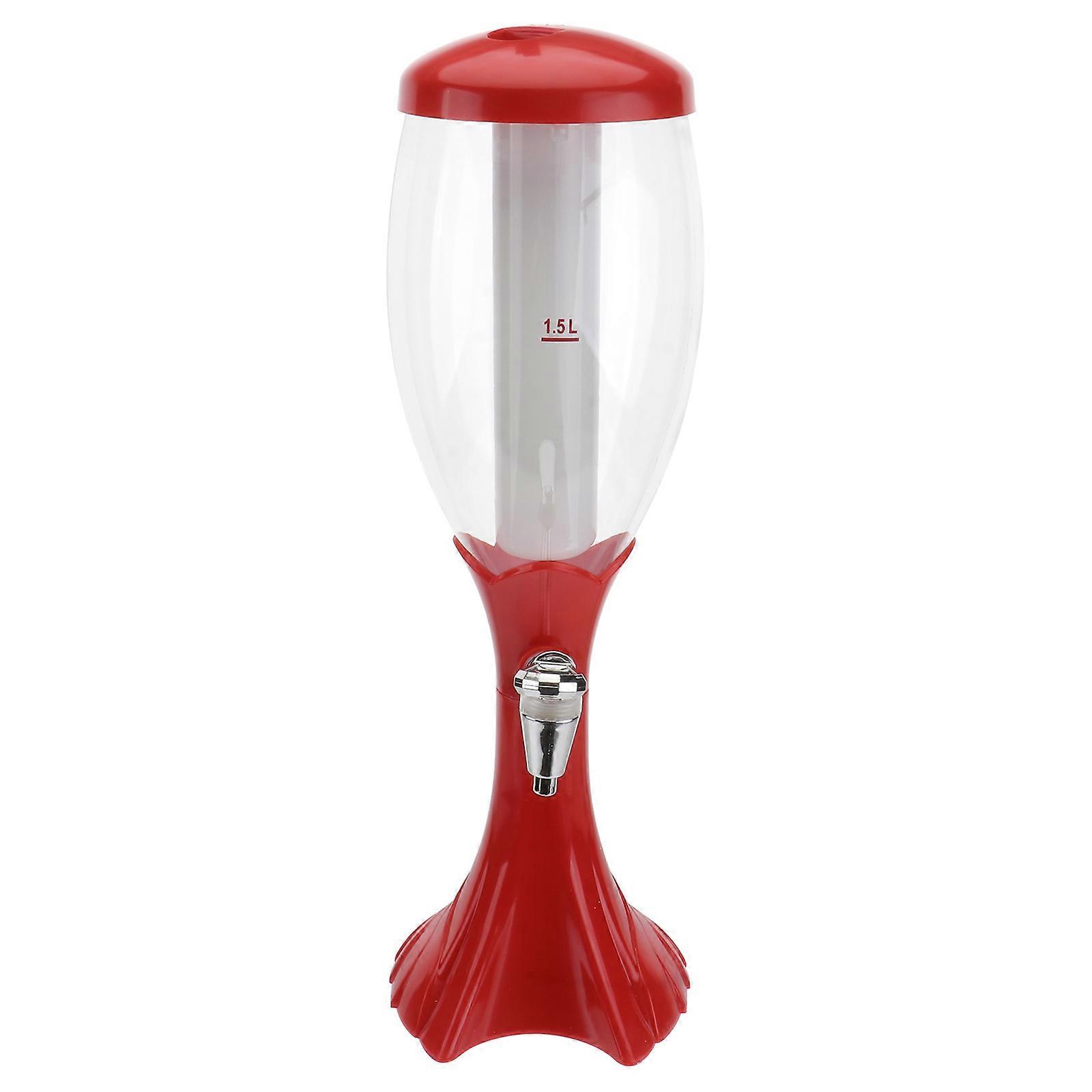 Drink Dispenser 1pc Practical Drink Dispenser Beverage Dispensing 17x17cm Base Tip-over Resistant 1Pack For Social Gatherings