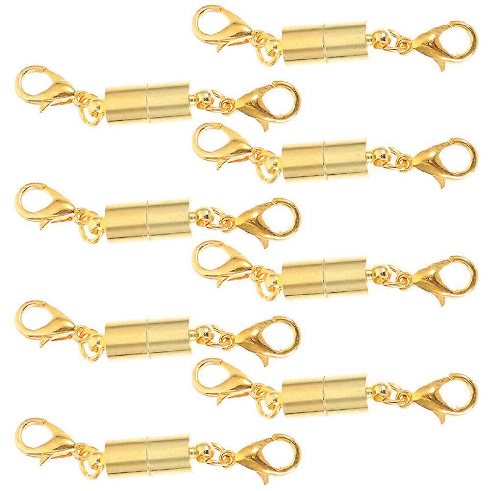 Magnetic Clasp Converter DIY Magnetic Closure 8Pcs Cylindrical Design For Jewelry Repair And Crafting Projects