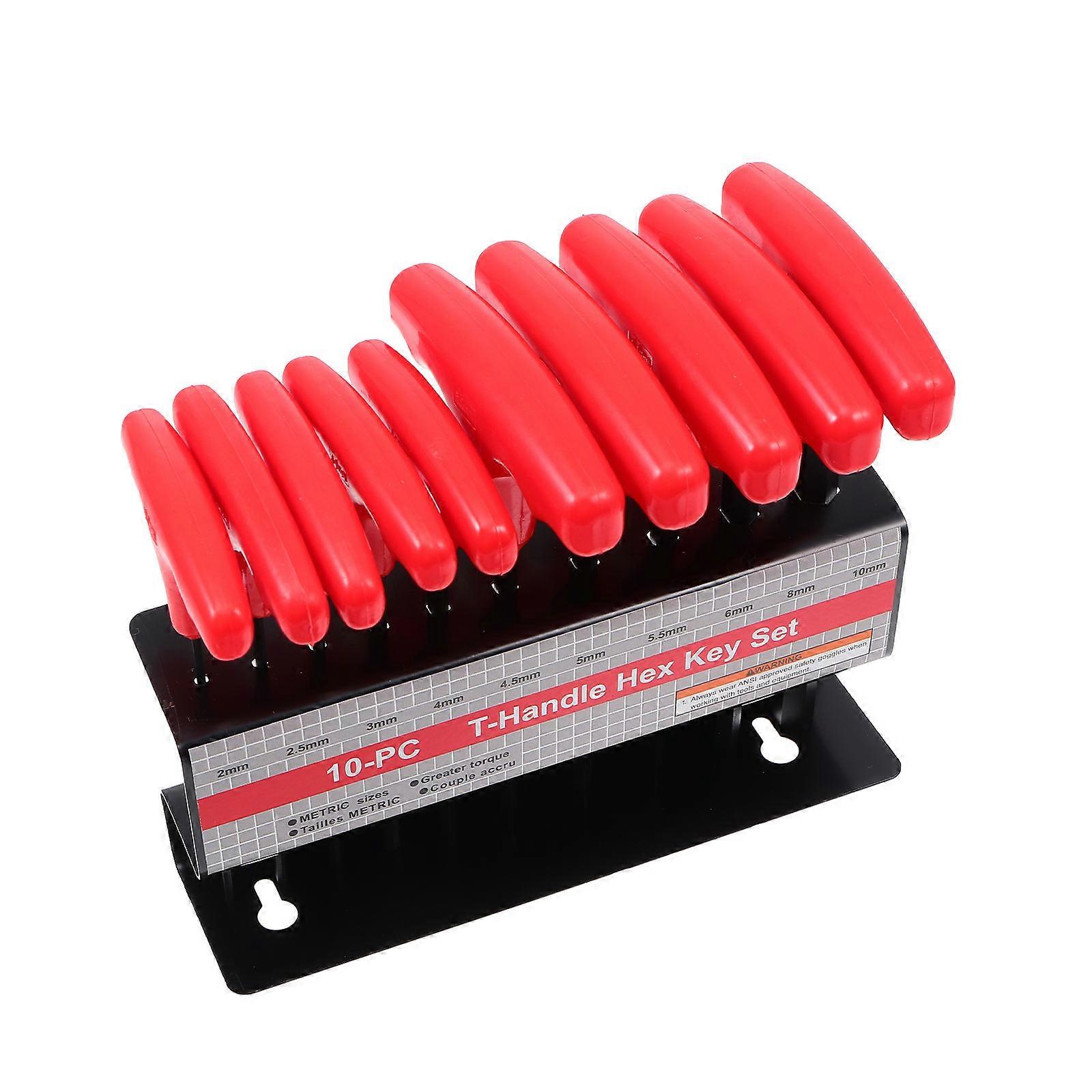 Practical T-Handle Wrench Set Designed For Repair Work 19.50X16.00X9.00cm Maximum Power 1 Set
