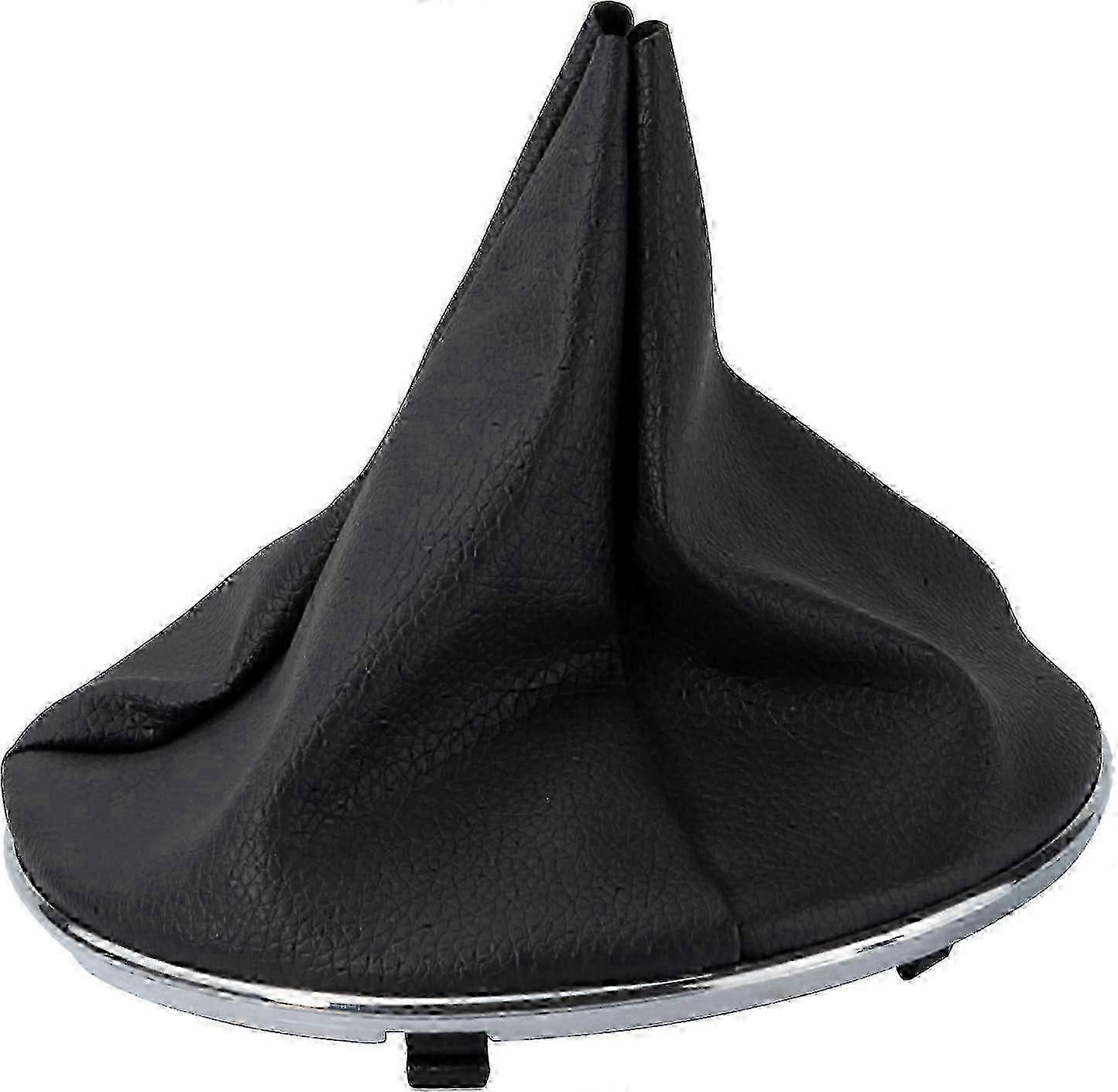 菲亚特 500 2007-2015 黑色皮革款式的换档盖