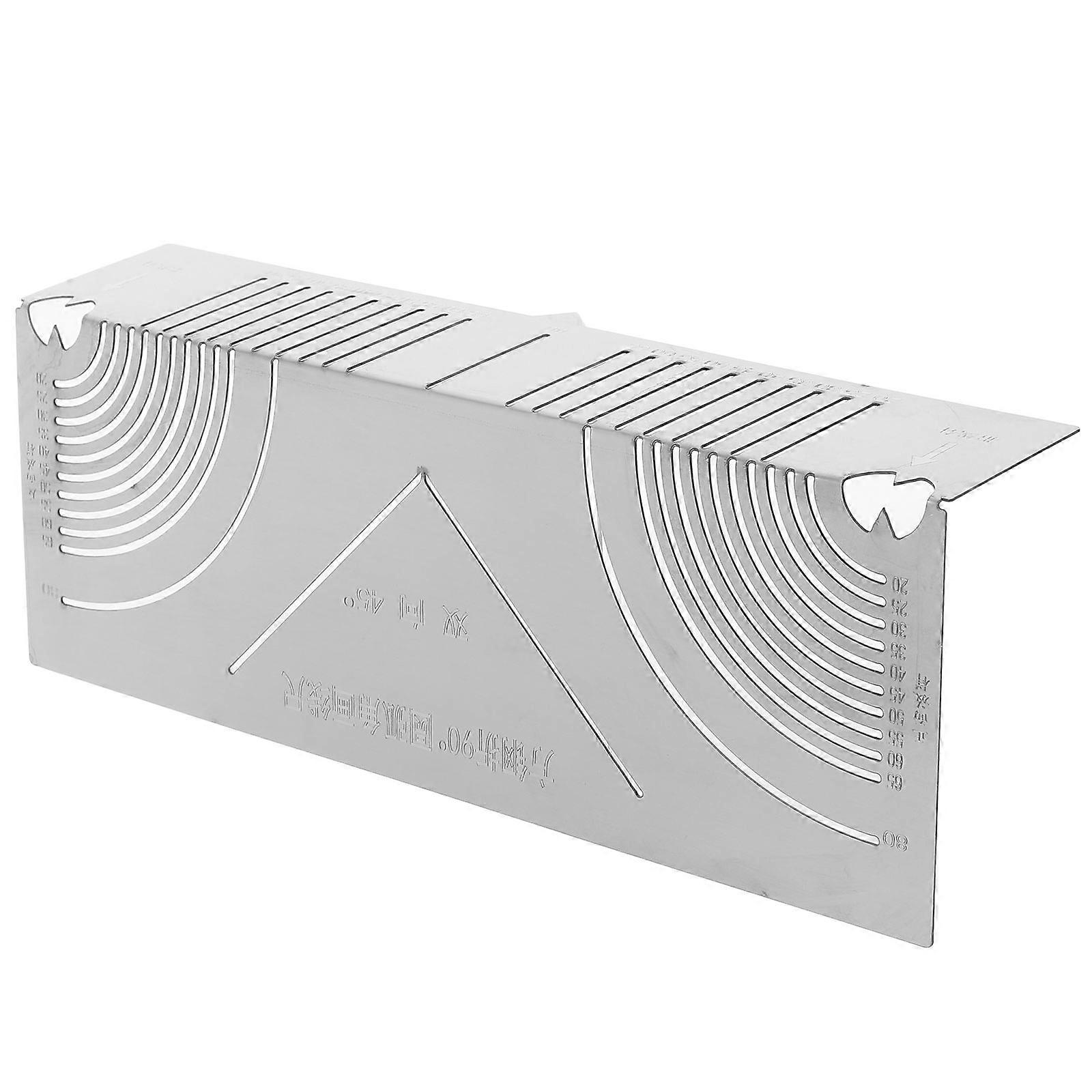 Rafter Square Precision Angle Versatile Application Metalworking Tool Silver Color 11x3.9x2.2in Size 1Set