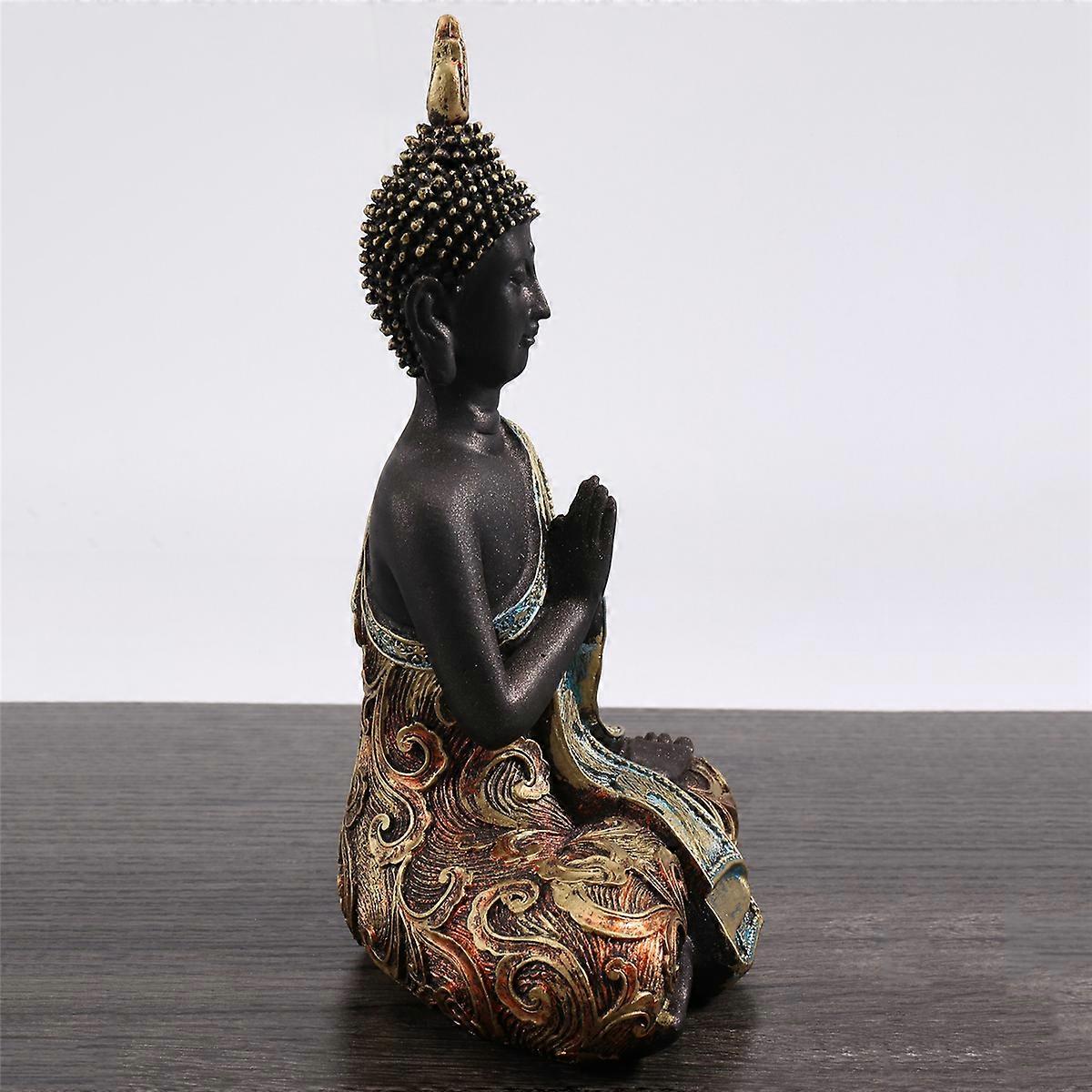 Buddha Statue Thailand Sculpture Resin Handmade Figurine Home Decor