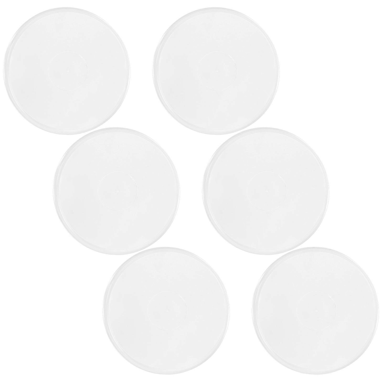 Clear Scale Cover For Mechanical Platform Scales Weighing Food 20.70X20.70X1.30cm Transparent Plastic Protection 6Pcs