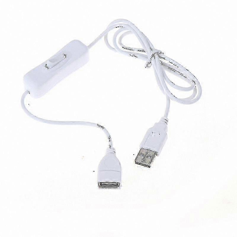 1m USB Cable with On/Off Switch for LED Lamps and Small Electronics Accessory Extension Cord Toggle Control Adapter Connection Solution