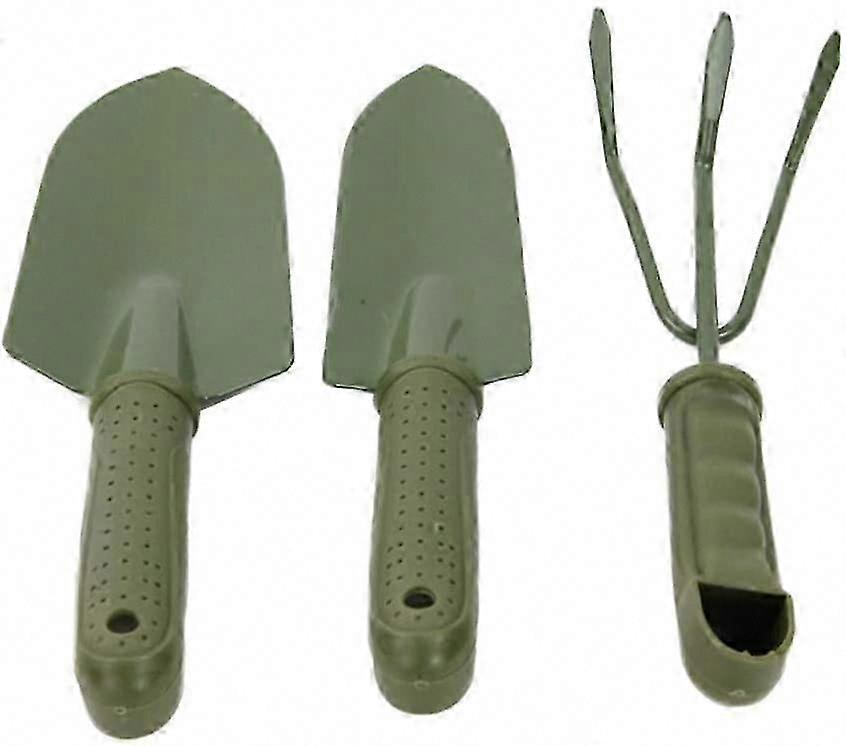 3 Pieces Gardening Tool Set, Garden Potting Tool, Weeding, Cultivation, Grafting, Planter Tool (2*Scoop, 1*Rake Spade)