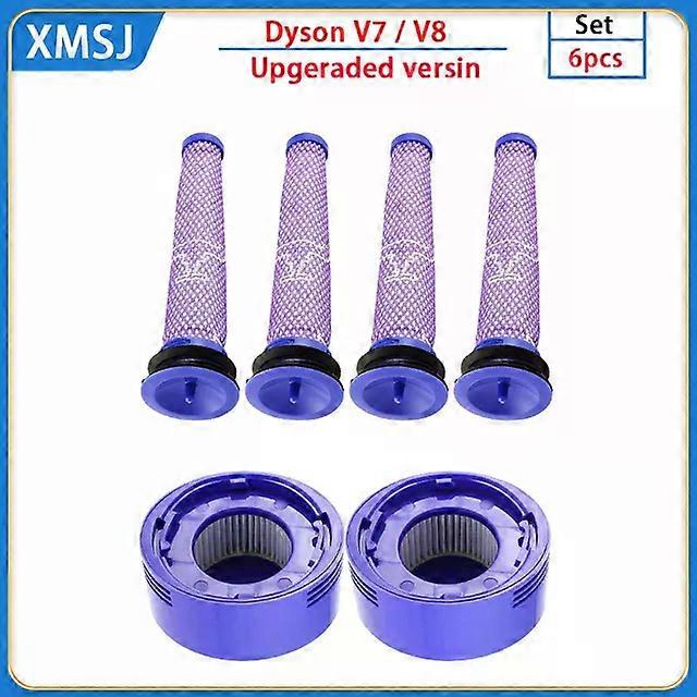 filter Fit For Dyson V8 V7 Accessories Robot Vacuum Cleaner Washable Filter Replacement Spare Parts