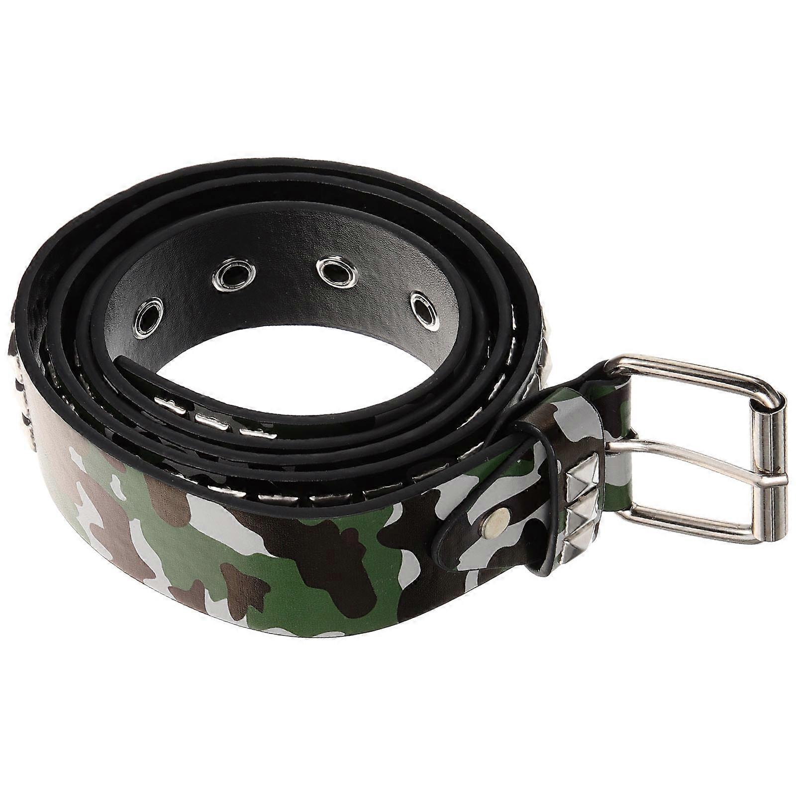 Stylish Adjustable Camouflage Belt for Men Made of Artificial Fits Various Outfits 1.5 Inches Wide