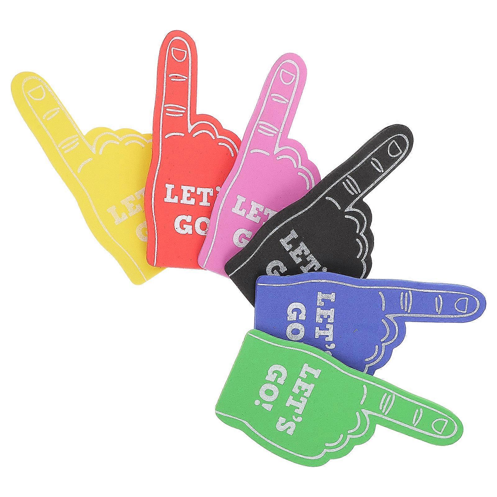 Foam Hand Cheerleading Finger for Sports Events and Parties EVA Material Assorted Color