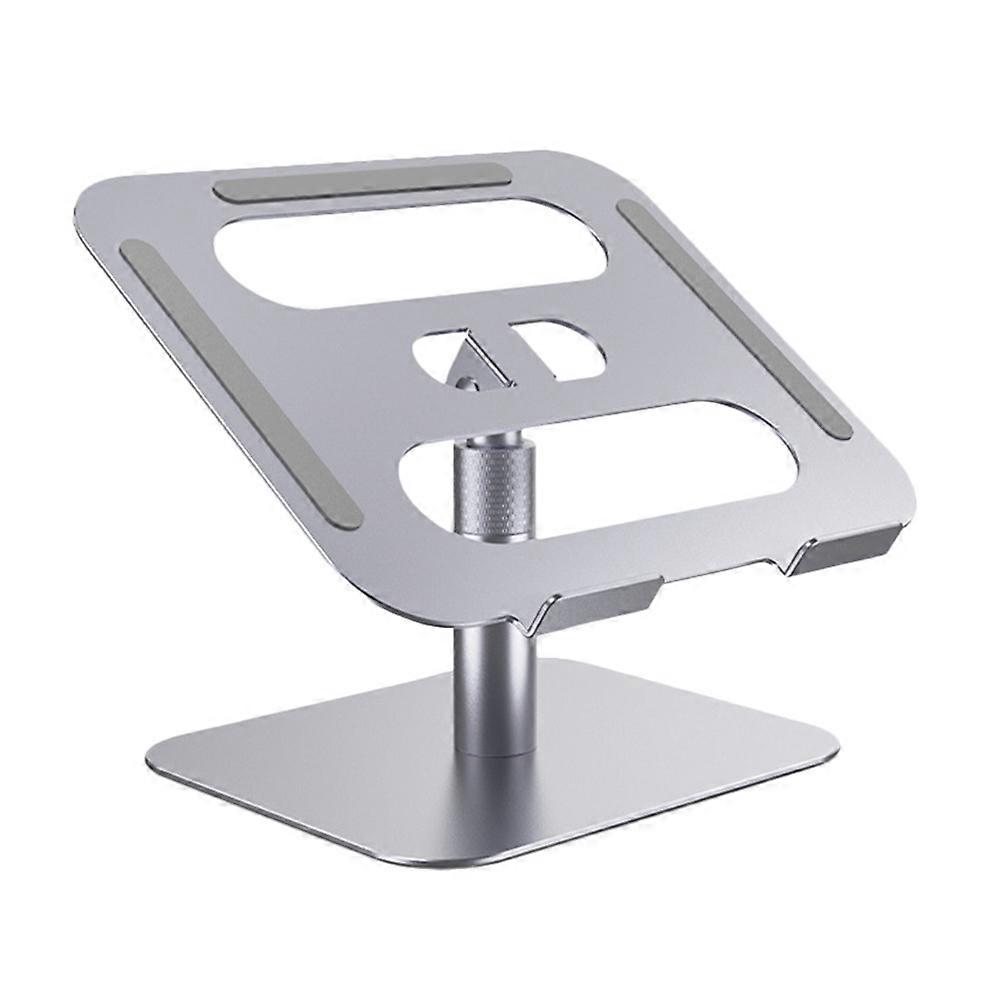 Portable Laptop Stand with Heat Dissipation and Ergonomic Design for Comfortable Home Use Silver Foldable Aluminum Alloy 1pc