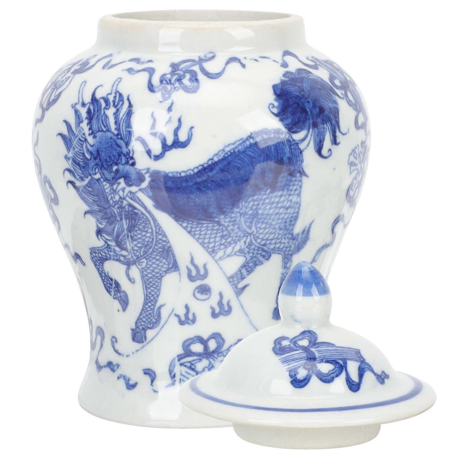 Loose Leaf Tea Canister Household Storage Jar For Home Office Height 15.7Cm Diameter 10Cm 1Pcs