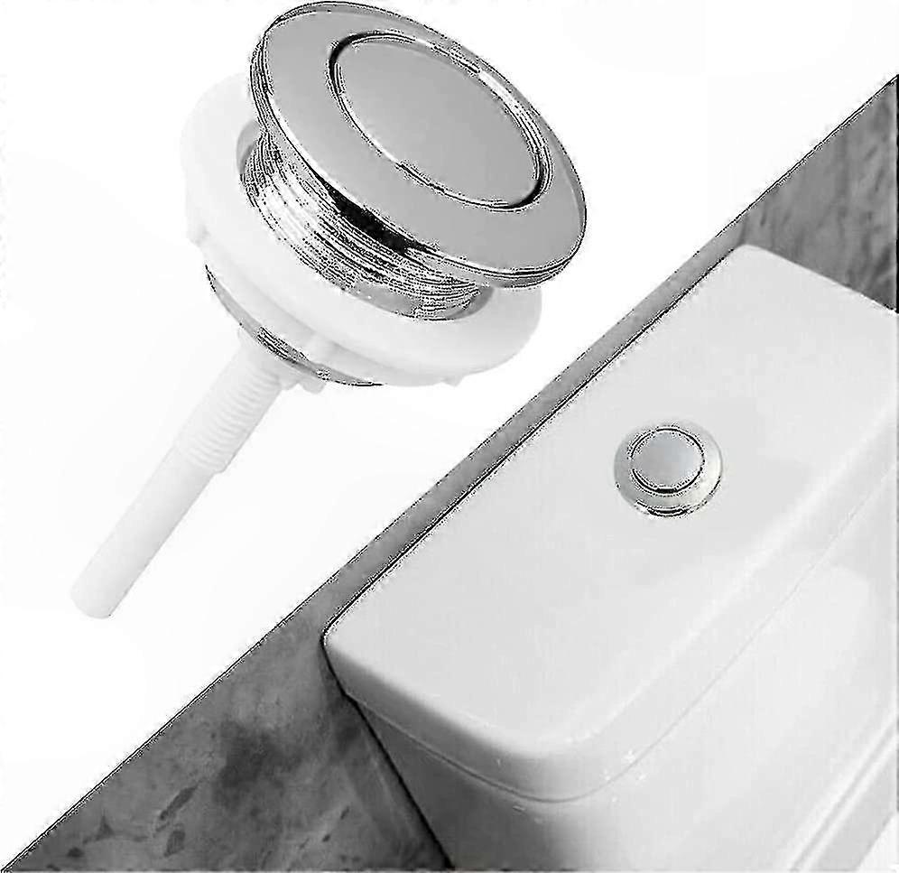 Water-Saving Flush Button for Toilet Cistern, 38mm Bathroom and WC Accessory