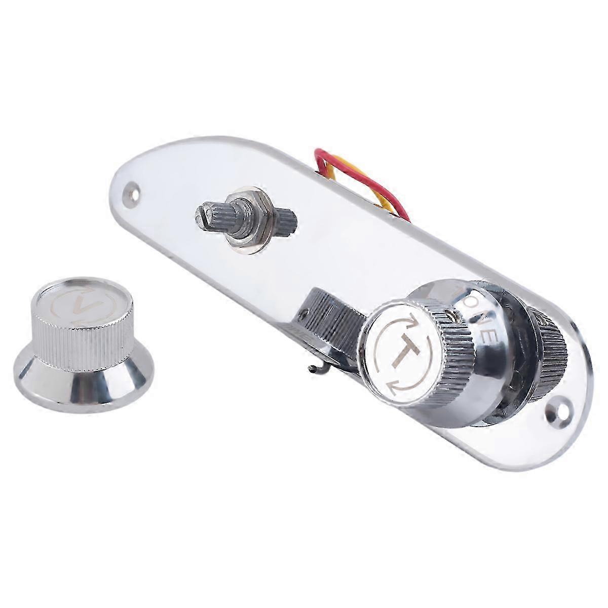 Placa de control cromada para bajo genuino de 51 p