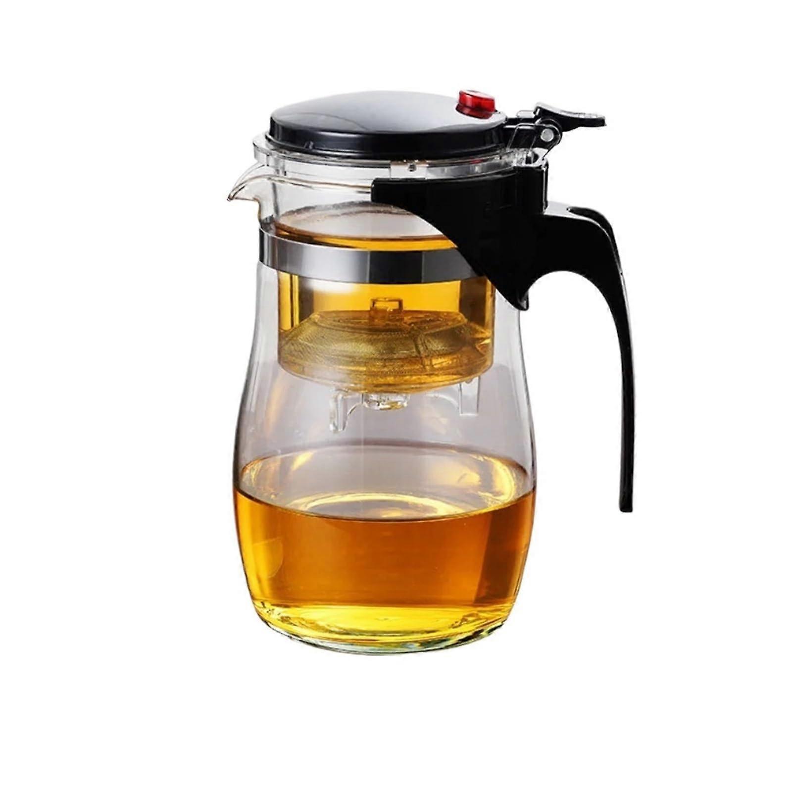 Tea Pot Glass Teapot With Stainless Steel Infuser, Insulated Container, 750ml Capacity, Multi-Purpose Tea Making