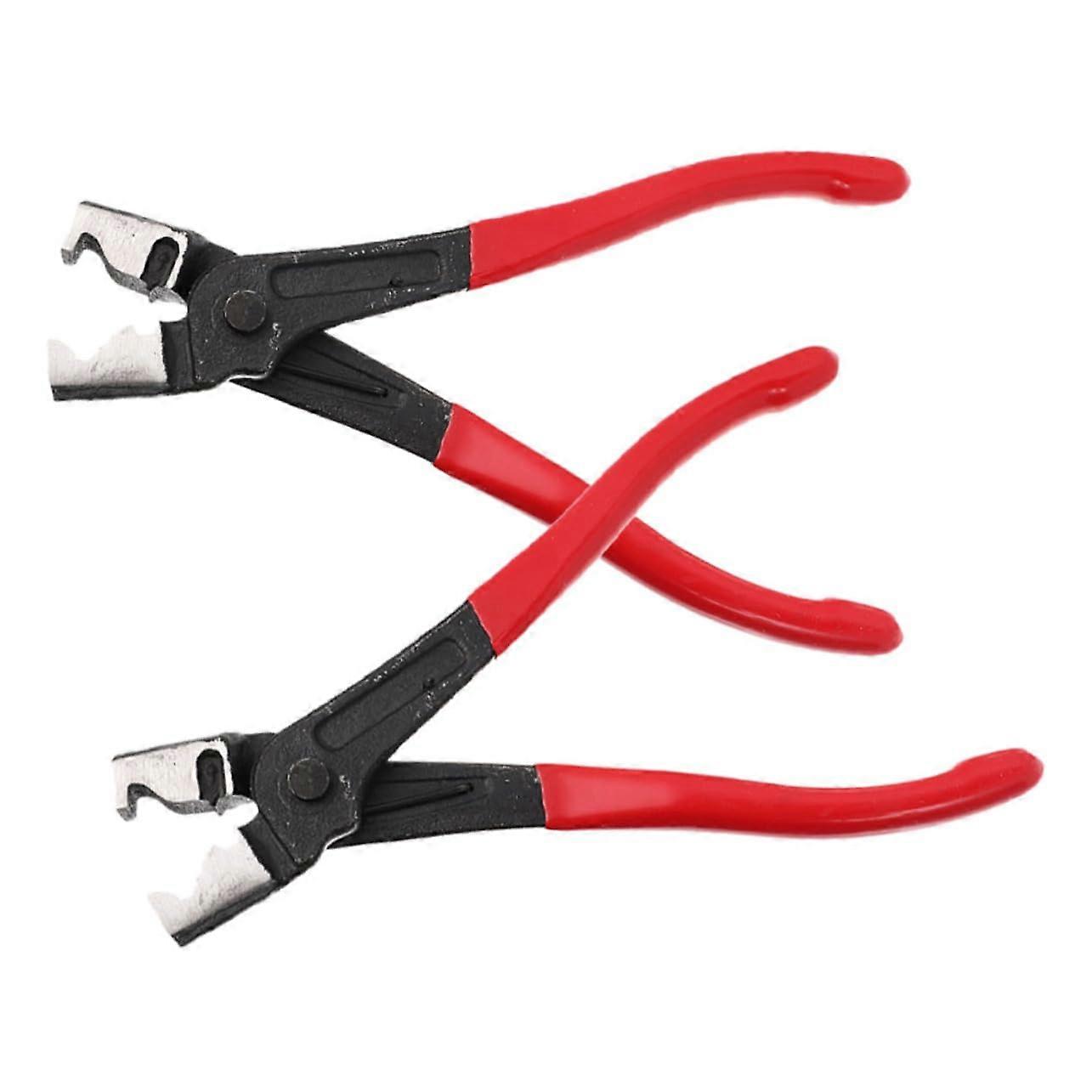 2-Piece Adjustable Hose Clamp Set for Automotive Repairs, Durable Material for Various Car Hoses and Applications