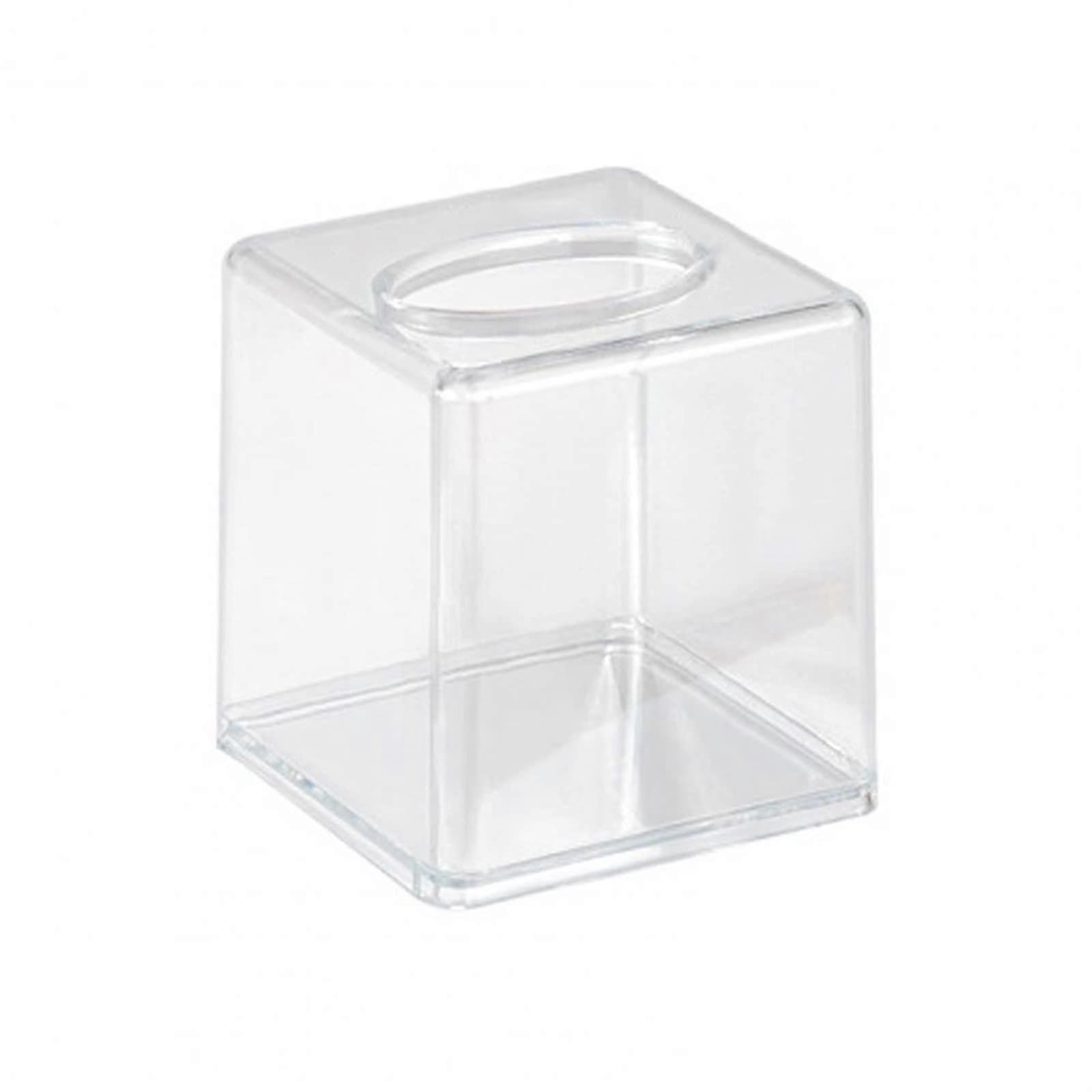 Tissue Box Transparent Acrylic Tissue Box with Modern Design, Suitable for Home or Office, Clear Color, Durable Material