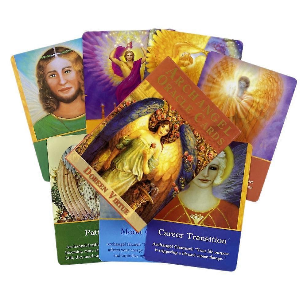 Angel Oracle Cards Game Fortune-telling Tarot Divination Visions Edition Message Board Deck