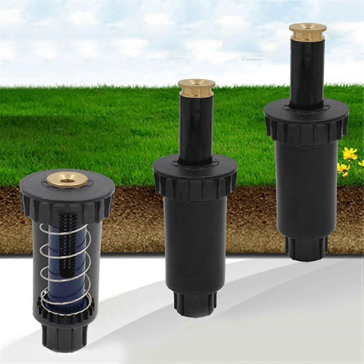 Adjustable Garden Spray Nozzle 90/180/360 Degree Pop Up Sprinkler System for Lawn Watering and Drainage, 360 Degree Coverage