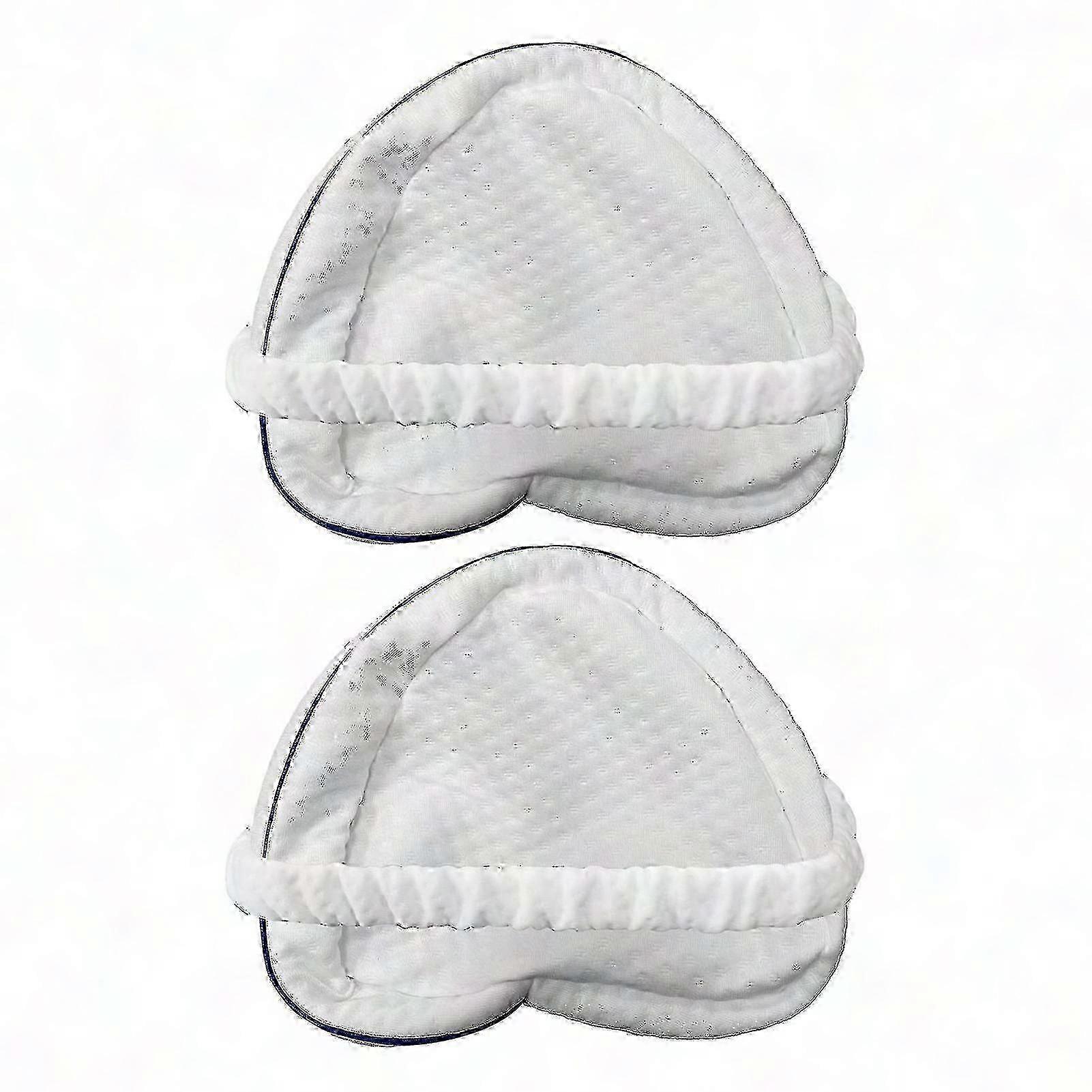 2pcs Knee Pillow Cover with Elastic Strap & Zipper, Soft Breathable Leg Pillow Case - In Stock