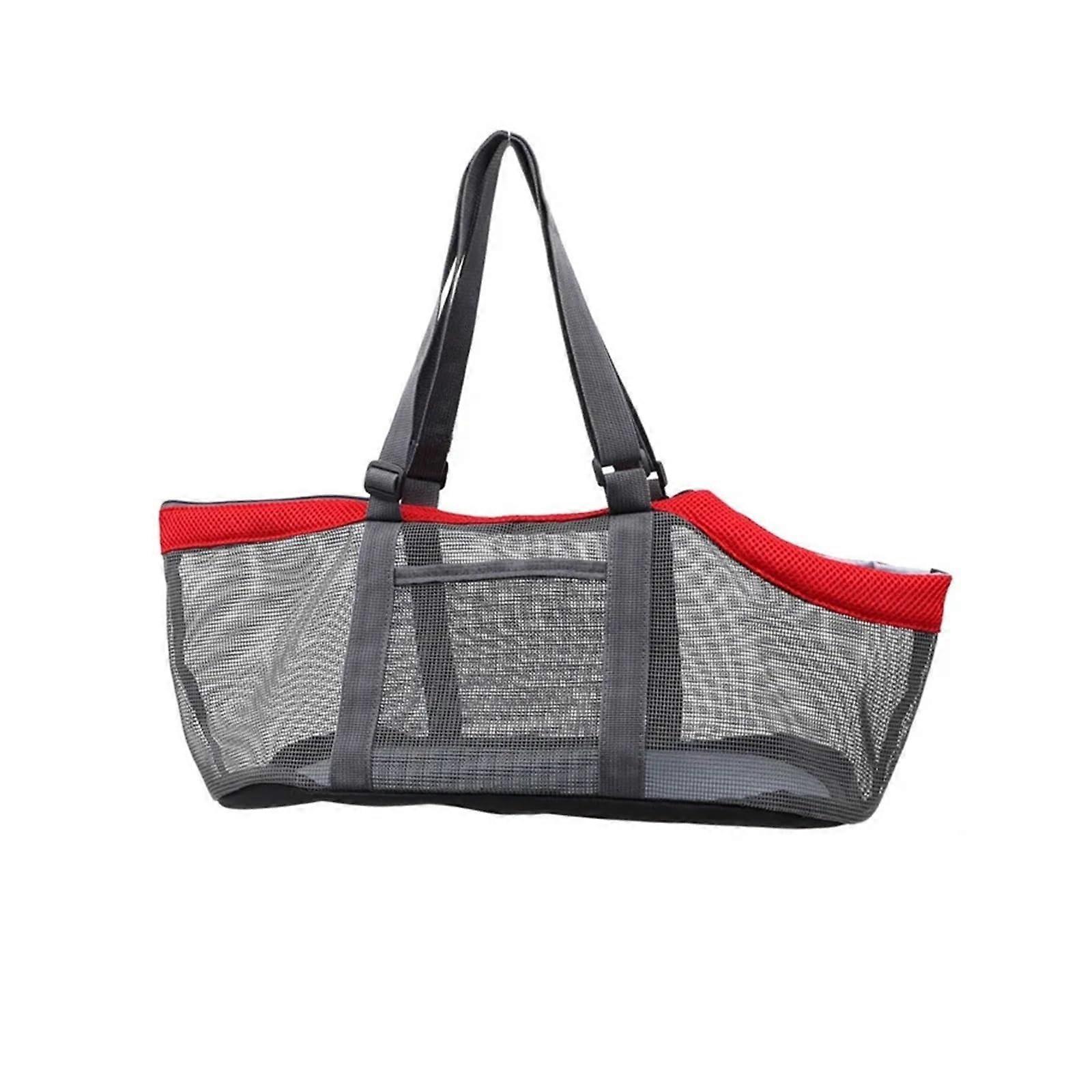 Foldable Mesh Pet Handbag For Small Dogs And Cats Miniature Schnauzer Compatible Lightweight Mesh Carrier Size Small