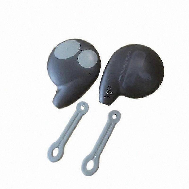 Durable 2-Button Remote Key Shell for Keyless Entry Fob Replacement Compatible with Multiple Car Alarms and Systems