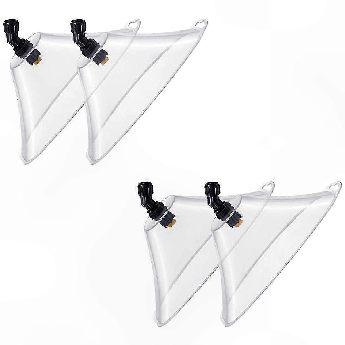 4-Pack Durable Spray Nozzles for Gardening Tasks with Windproof Design and Adjustable Sprayer Functionality