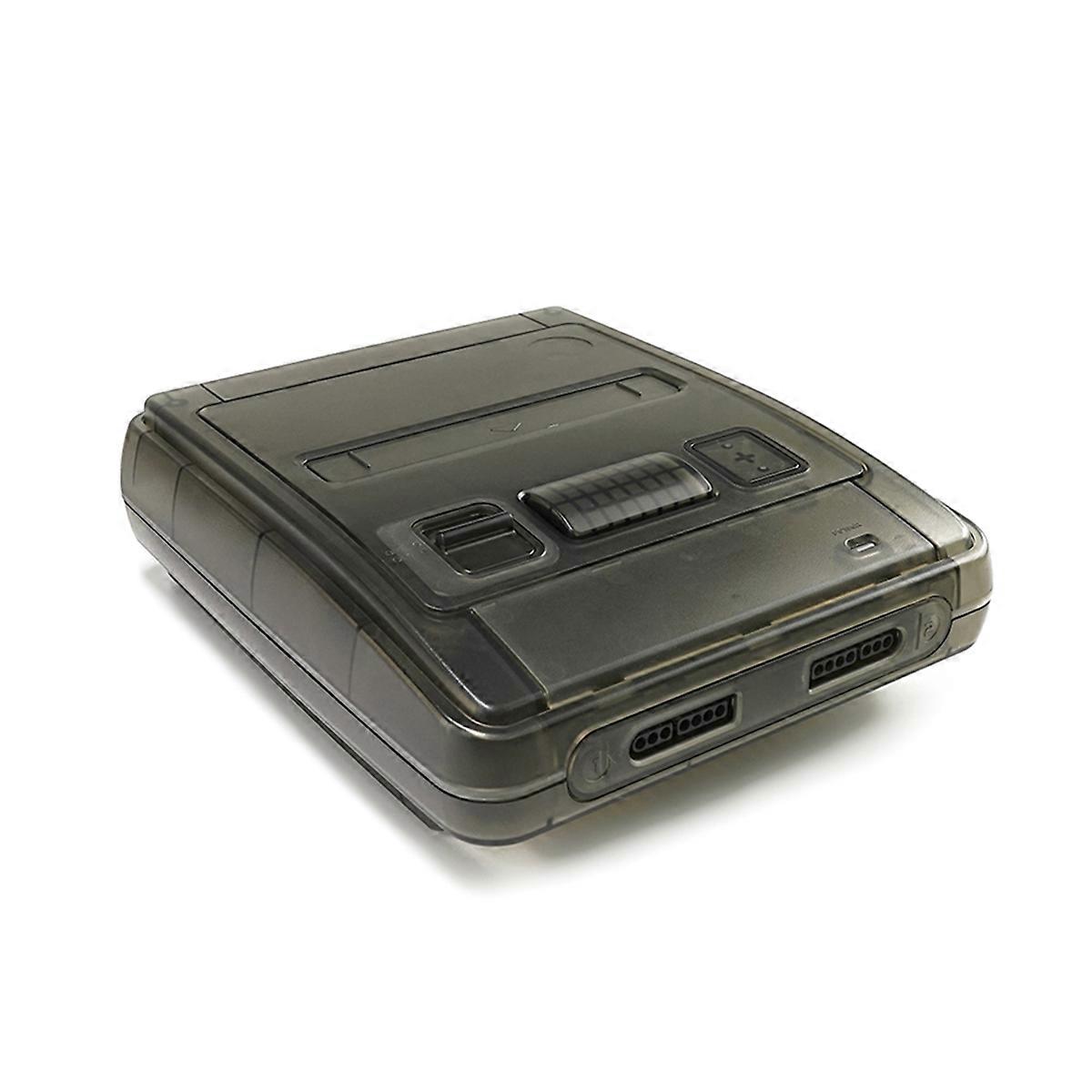 For Game Console for SFC Replacement Case Transparent Box for Super Famicom Console Black