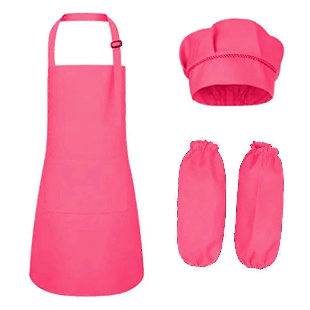 Kids Adjustable Apron & Chef Hat Set, for Cooking & Painting