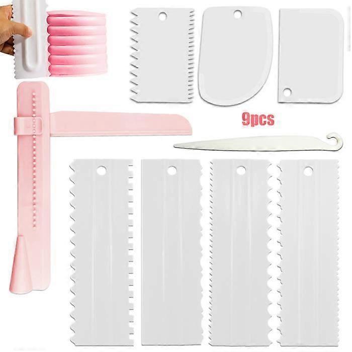 Cake Scraper Fondant Smoother Cake Scraper Cake Decorating Comb Icing Smoother Fondant Spatula