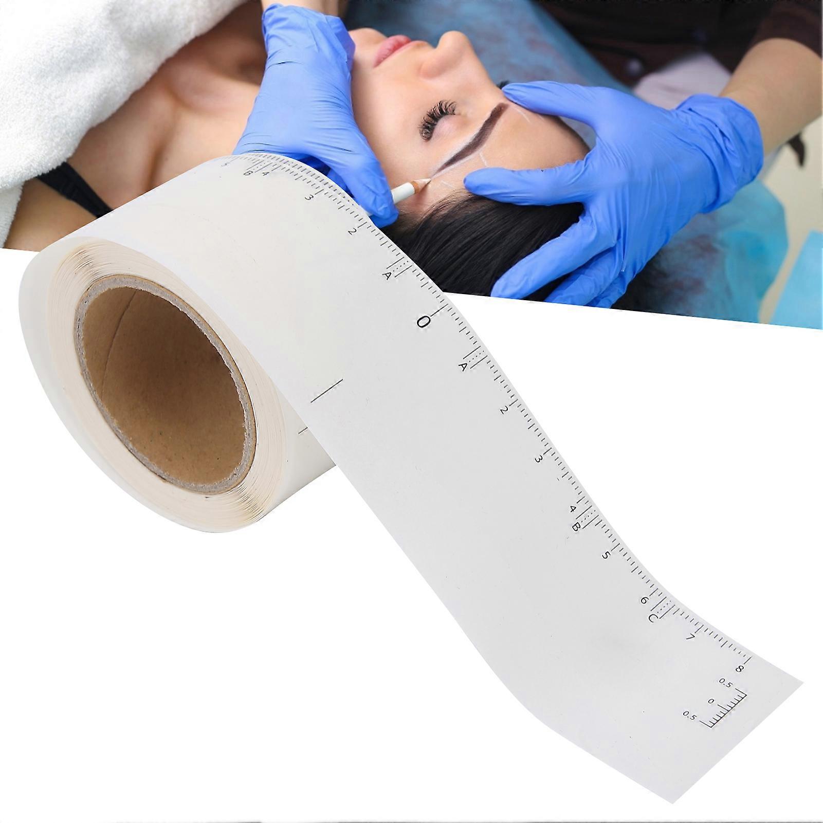 50pcs/roll Microblading Eyebrow Ruler PVC 5.9cm Tattoo Tool