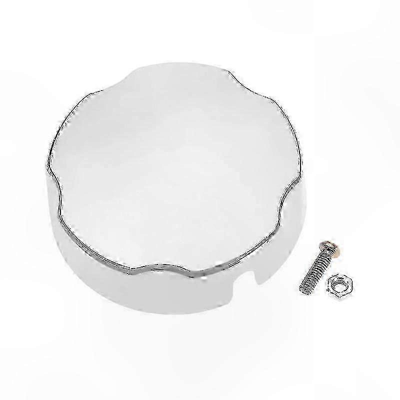 Plastic Overflow Cover with Rotating Handle for Bathtub Drain Accessories