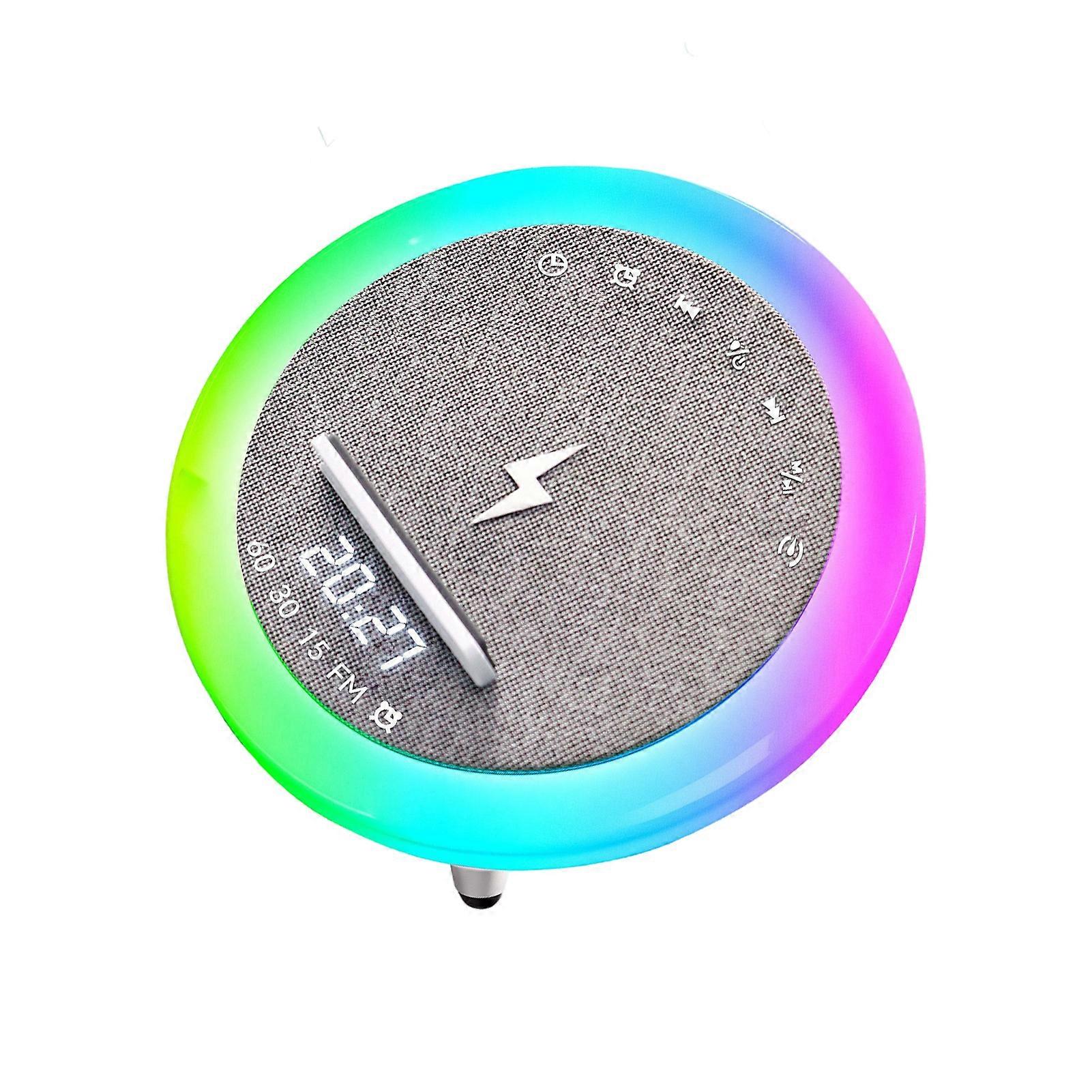 Bluetooth Speaker Alarm Clock With Sunrise Light And Soft Sound Digital Alarm Clock For Bedroom