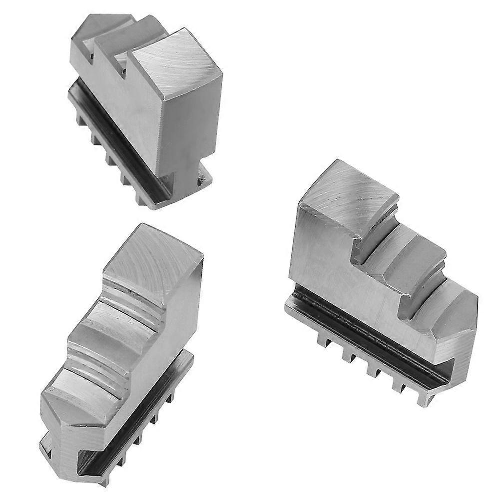 3pcs pair K11-80 Outside Jaw Chuck Self Centering Metal Lathe Chuck Jaws Metal Processing Tool