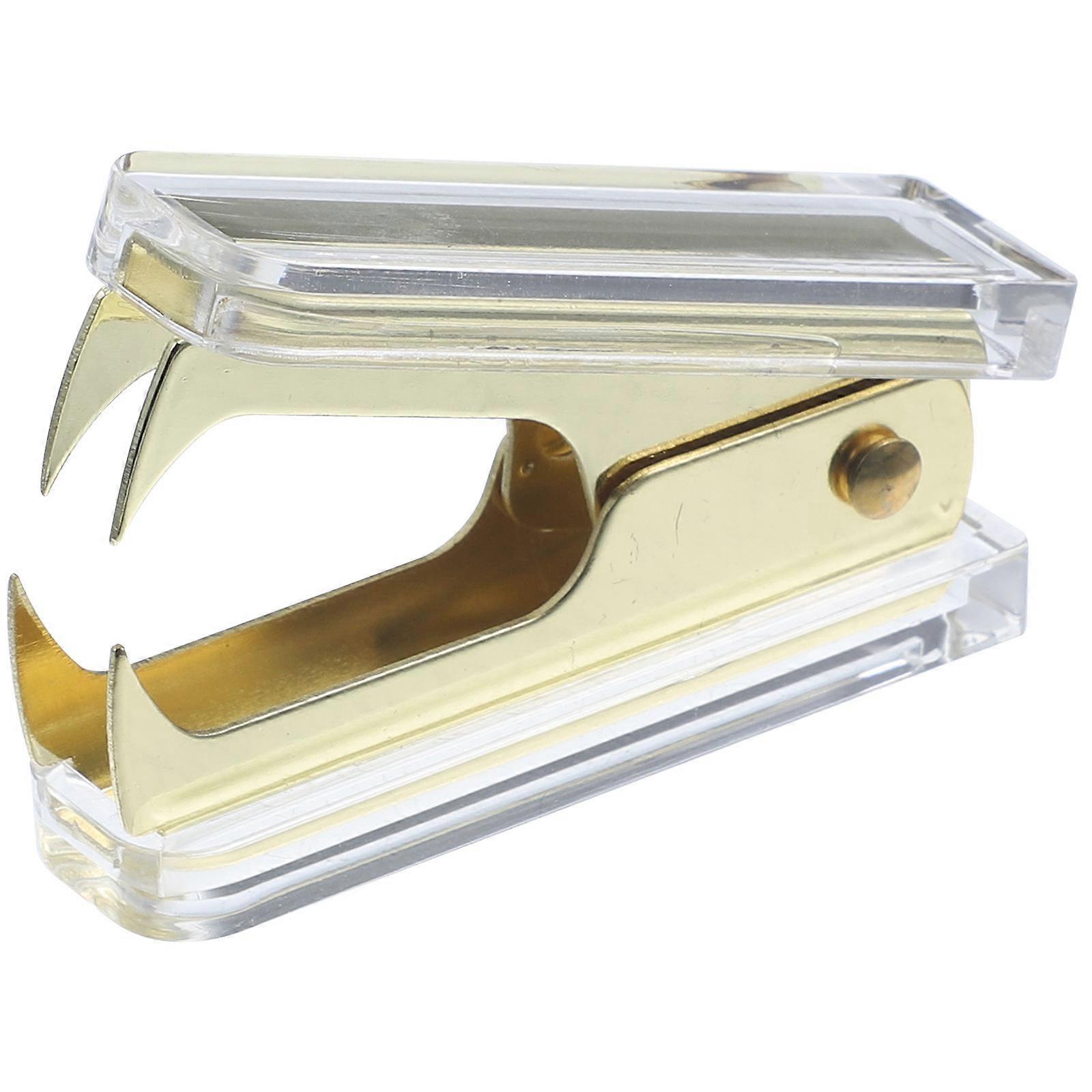 Staple Remover Golden Office Stapler Removal Tool 4Pcs for Efficient Use