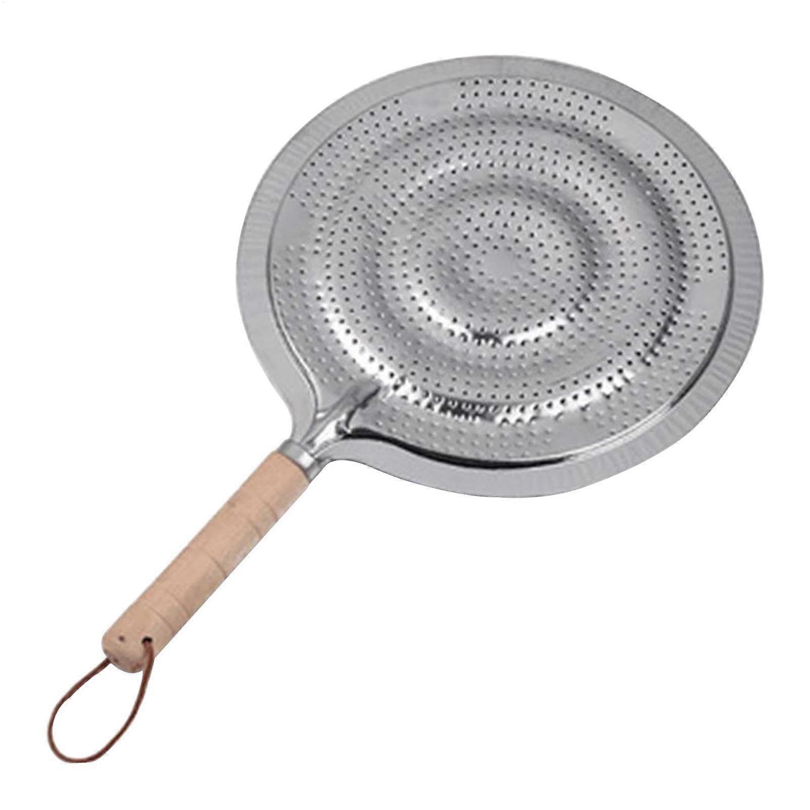 Heat Diffuser Iron Induction Hob Protector 21cm Stove With Wooden Handle For Induction Cookware